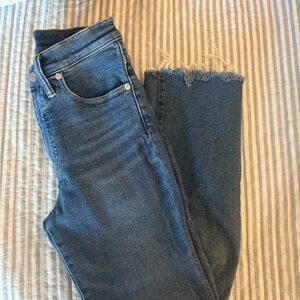 Madewell High Rise Crop Flare